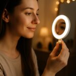 Rechargeable LED Selfie Ring Light for Mobile and Makeup Use (1 Pc) - Image 6