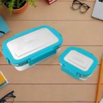 Apex Jerry Lunch Box Premium Stainless Steel Food Container (2 Pc / 700+200 ML Approx) - Image 4