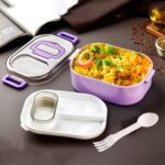 Multi-Functional 1 Set Leakproof Lunch Box with Cutlery & Tumbler - Image 4