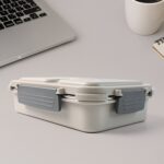 3-Compartment Stainless Steel Lunch Box (1 Pc) - Image 7