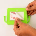 1 Pc Neon Green Wallmount Mobile Stand With Hook - Image 3