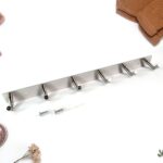 Stainless Steel Wall Mounted Coat 6 Hook Rack (32x3 / 1Pc) - Image 3
