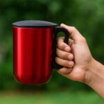 Stainless Steel Metallic Coffee Mug Approx 300ml (1 Pc) - Image 4