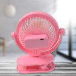 USB Portable Mini Desk Fan with Light – Personal Table Fan for Office, School & Home Use (1 PC) - Image 5