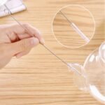 Stainless Steel Straw Cleaning Brush Drinking Pipe (20 Cm / 1 Pc) - Image 3