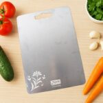 Apex Steel-X Stainless Steel Medium Chopping Board - Image 6