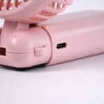 Mini USB Charging Fan with Percentage Display, 5 Speed Modes, and Mobile Stand - Image 6