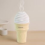 Ice Cream Cone Shape Air Freshener Humidifier (1Pc / Cream Color) - Image 7