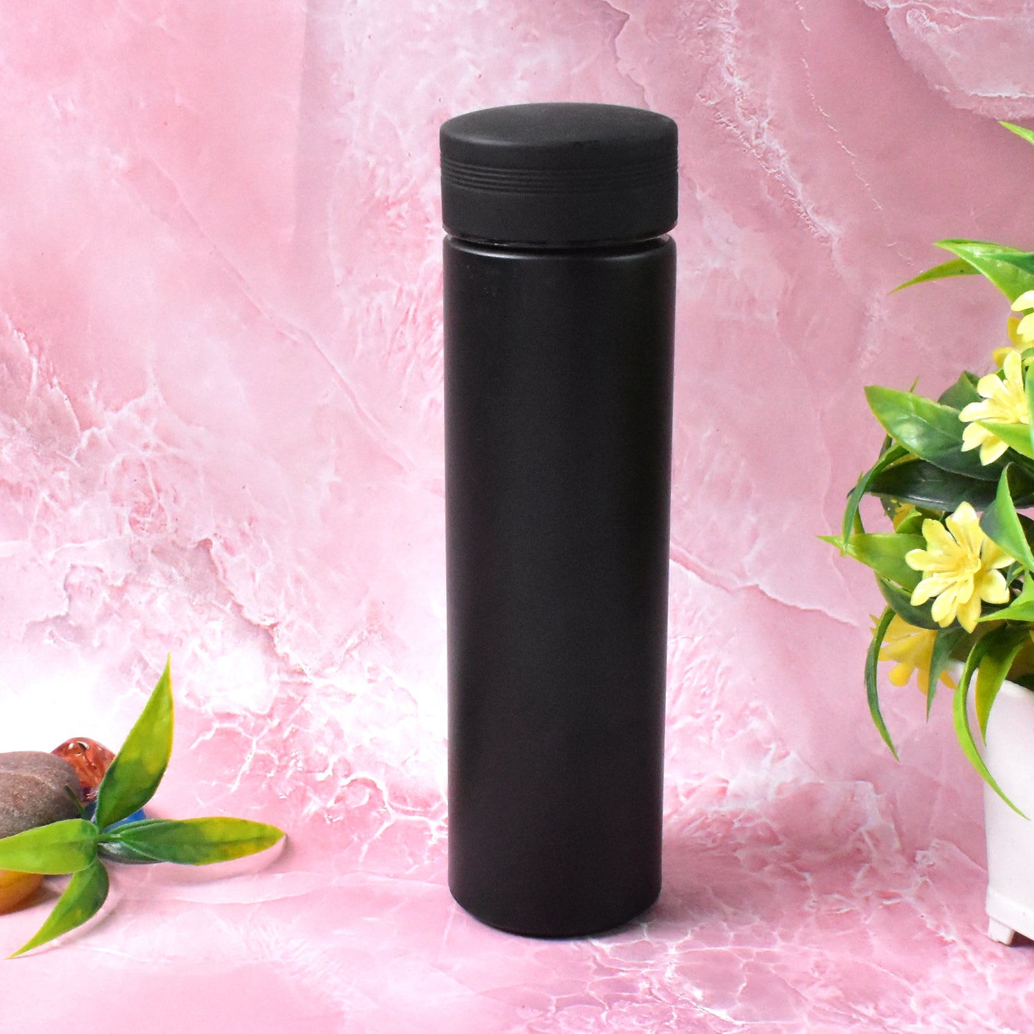 02_e4da9be6-4dda-4148-b722-233179851601 Double Wall Stainless Steel Flask / Water Bottle (450 ml approx) - Image 1