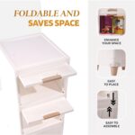 Multi-Purpose 5-Layer Plastic Storage Drawer Cabinet for Home and Office - Image 4
