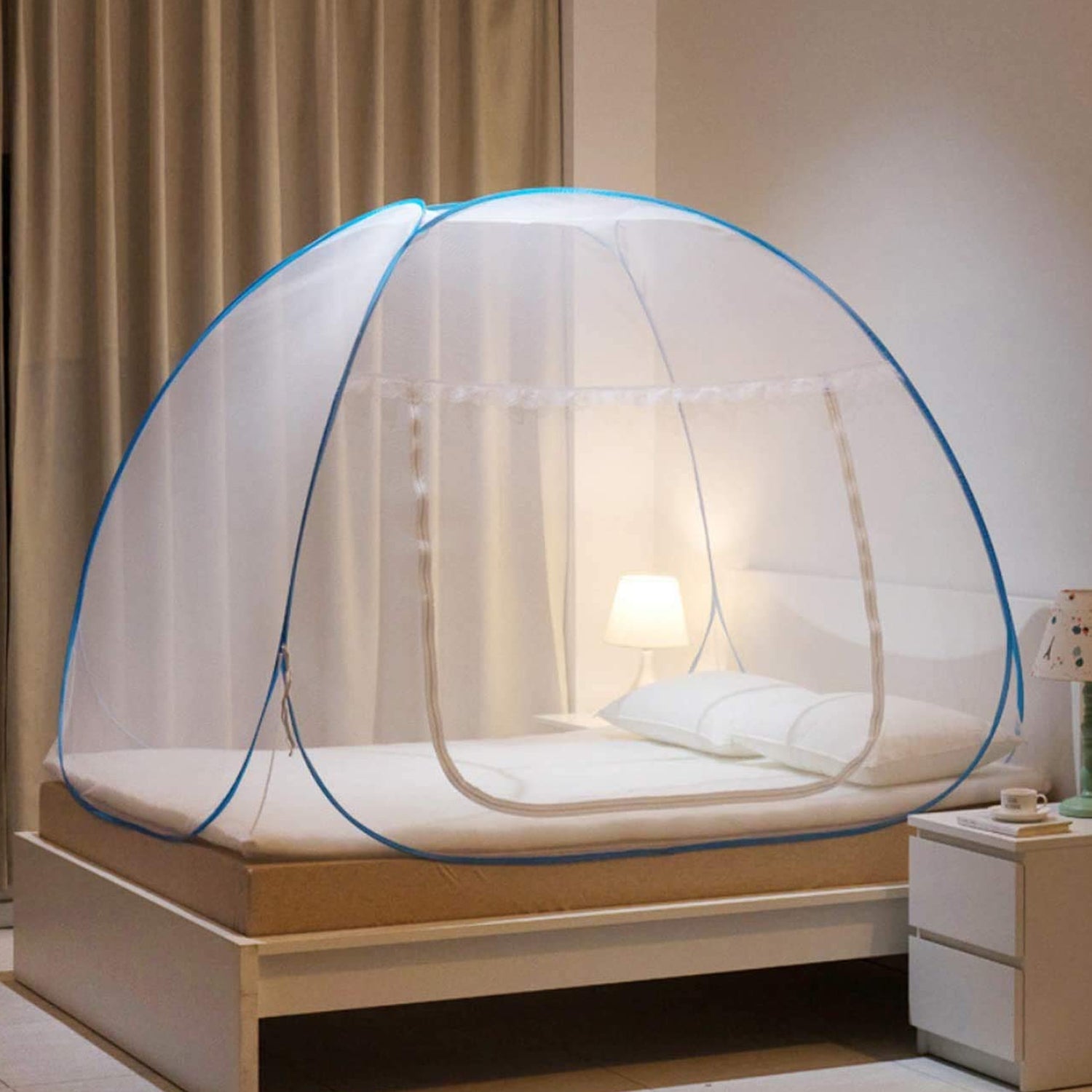 02_e7ba7b84-2d1b-41b7-84d8-f7f95560572d Premium Polyester Foldable Mosquito Net Tent (100 Cm Long / 1 Pc) - Image 1