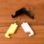 2 in 1 Plastic Keychain with Mobile Stand / Phone Holder (5 Pcs Set / Multicolor) - Image 7