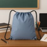 Water-Resistant Nylon Drawstring Backpack Bag (1 Pc) - Image 4