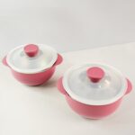 Apex Premium Plastic Serving Bowl Set with Lids (2 Pc) - Image 3