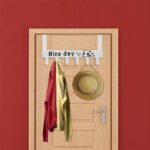 Heavy-Duty Carbon Steel Door Hook Hanger Rack (1 pc / 6 Hook / White) - Image 4