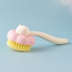 Soft Bristle Bath Brush with Long Handle (1 Pc)