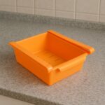 Adjustable Sliding Refrigerator Storage Basket (1 Pc)