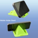 Virgin Mobile Accessories Universal Portable Four-Sided Pyramid Shape Desktop/ Table Mobile Holder Stand (1 Pc) - Image 4