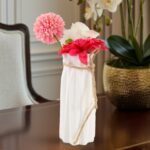 Plastic Vase / Pot - Elegant Design-Ideal Gift for Friends and Family (1 Pc) - Image 3