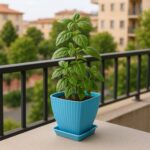 Trendy Square Plastic Flower Pots Set of 5 - Image 3