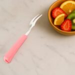 Premium Stainless Steel Fruit Fork Set – 10 Pieces with Soft Non-Slip Handle - Image 6