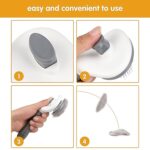 Self-Cleaning Slicker Brush for Dogs & Cats (1 Pc) - Image 6