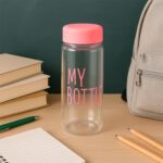350 ml Approx Transparent Plastic Water Bottle with Leakproof Lid (1 Pc) - Image 6