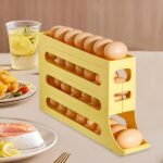 3-Layer Rolling Egg Storage Rack Dispenser (1 Pc) - Image 3