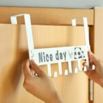 Heavy-Duty Carbon Steel Door Hook Hanger Rack (1 pc / 6 Hook / White) - Image 5