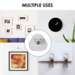 All-Plastic Adhesive Wall Hooks - Strong, No Damage, Easy to Install (3 Pc Set) - Image 4