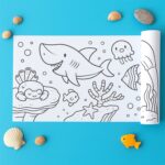 Fun and Educational Coloring Roll (1 Pc) - Image 3
