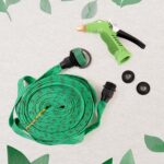 Approx 10 Meter Flexible Garden Water Pipe with High-Pressure Spray Nozzle - Image 4