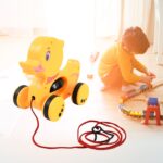 Pull Along Toy with Attractive Design, Developmental Toy for 1-Year-Old Girl Boy (Duck) - Image 6