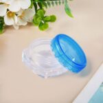 Plastic Empty Round Makeup Jar Pot Travel Cream Powder Cosmetic Container (1 Pc)