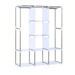 Big 8 Compartment Portable and Collapsible Wardrobe Racks (1 Set) - Image 5