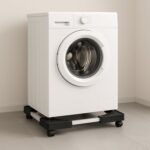 Adjustable Heavy-Duty Fridge and Washing Machine Stand Base Trolley 50x50 cm - Image 6