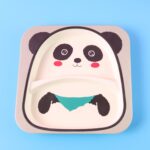 Eco-Friendly Panda-Themed Kids Dinnerware Set (5 Pc) - Image 8