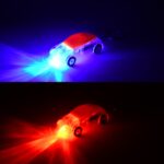 Mini Car Shape LED Keychain Light +(1 Pc, Random Color) - Image 4