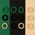 Braided Elastic Hair Bands Set (12 Pc) - Image 3