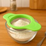 Stainless Steel Mesh Strainer with Dual Handle Plastic Frame (1 Pc) - Image 6