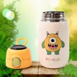 Stainless Steel Single Wall Insulated Flip Lid Kids Water Bottle (300 ML Approx) - Image 6