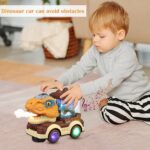 Dinosaur Car Toy with Humidifier Sound and Light (1 Pc) - Image 6