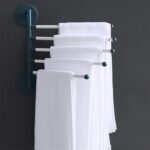 Rotating Bar Wall Mounted Swivel Towel Rack - Image 3