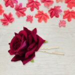 Colourful Flowing Flower Hair Pin (4 Pcs Set / Mix Color), Hair accessories - Image 4