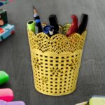 Pen holder Office Desk Metal Mesh Pen Stand (1 Pc) - Image 3