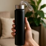 Portable Stainless Steel Water Bottle with Strap (Approx 250ML) - Image 6