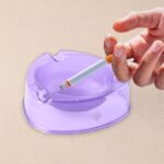 Oblivion Transparent Pueple Plastic Ashtray (1 Pc) - Image 4