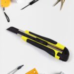 Cutter Knife Set with 1 Replacement Blades, Cutter Knife Advanced Tool (1 Pc / Mix Color) - Image 6