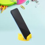 Multi-Functional Apple-Shaped Plastic Mobile Stand with Pen Holder (1 Pc / Mix Color) - Image 4