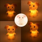 Crystal LED Night Light Lamp – Cute Glowing Animal Decorative Light (1 Pc) - Image 3